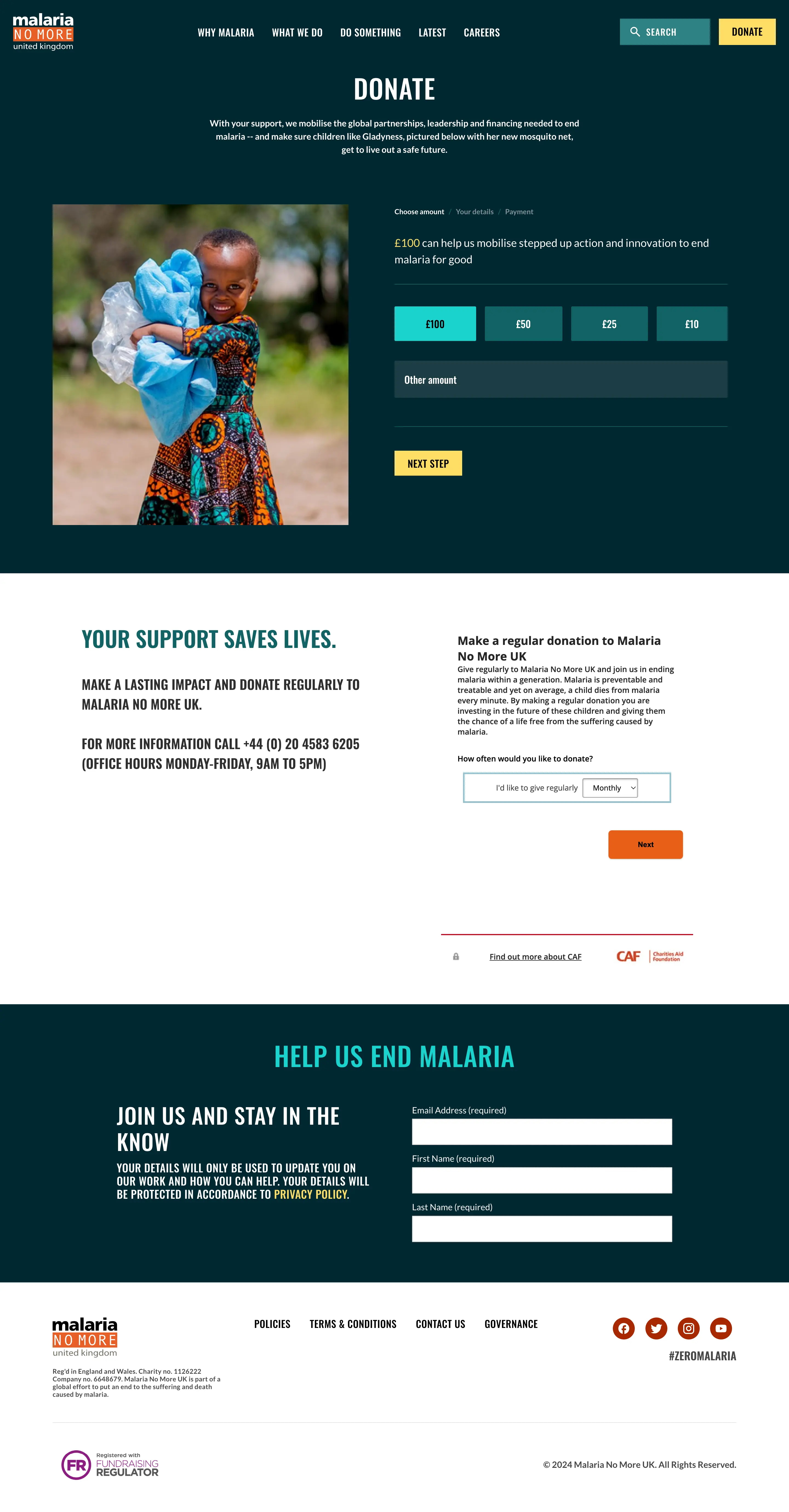Redesign of the Donation Page