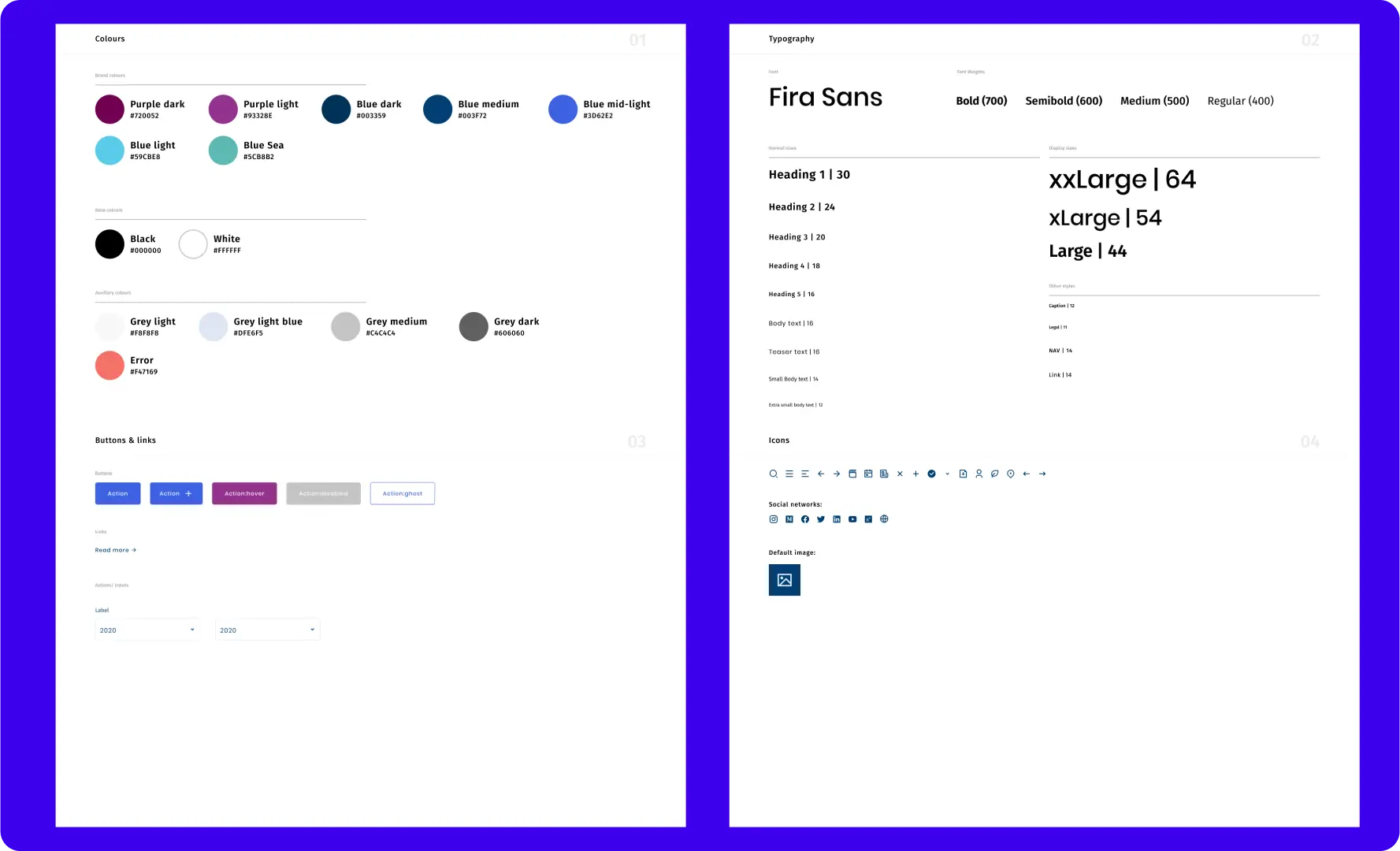 Two wireframes