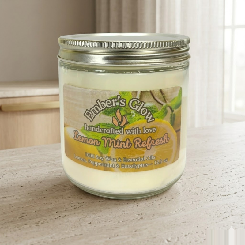 12.5 oz Essential Oil Soy Wax Candles 7