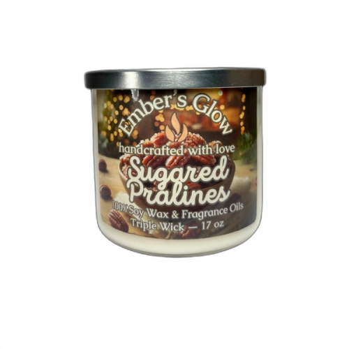 17 oz Winter Three-Wick Soy Candles