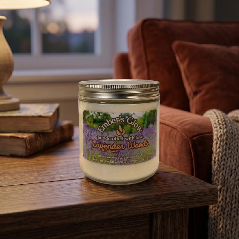 12.5 oz Essential Oil Soy Wax Candles 2