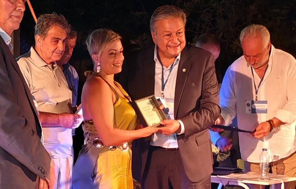 Τιμητική βράβευση για τη Μαρίζα Ντζάλα στο 4ο Πανελλήνιο Πολιτιστικό Φόρουμ