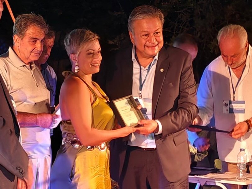 Τιμητική βράβευση για τη Μαρίζα Ντζάλα στο 4ο Πανελλήνιο Πολιτιστικό Φόρουμ