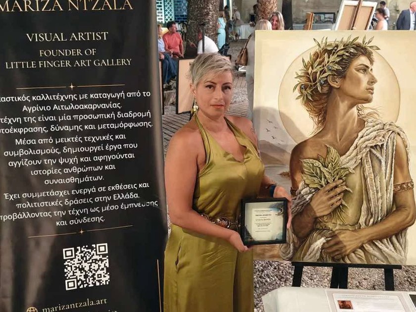 Νέα διάκριση για τη Μαρίζα Ντζάλα στο 4ο Πανελλήνιο Φόρουμ Αιγίου