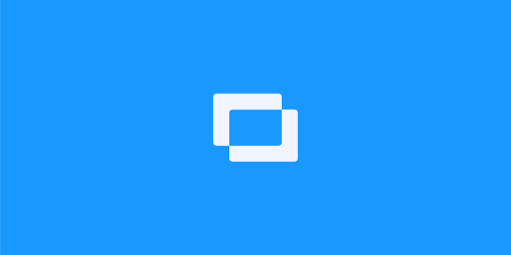 Ícone do Placaí de duplicação ou cópia em fundo azul, representando verificação e cruzamento de dados na consulta de informações veiculares