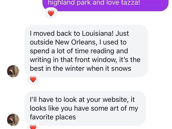 Message from a new fan