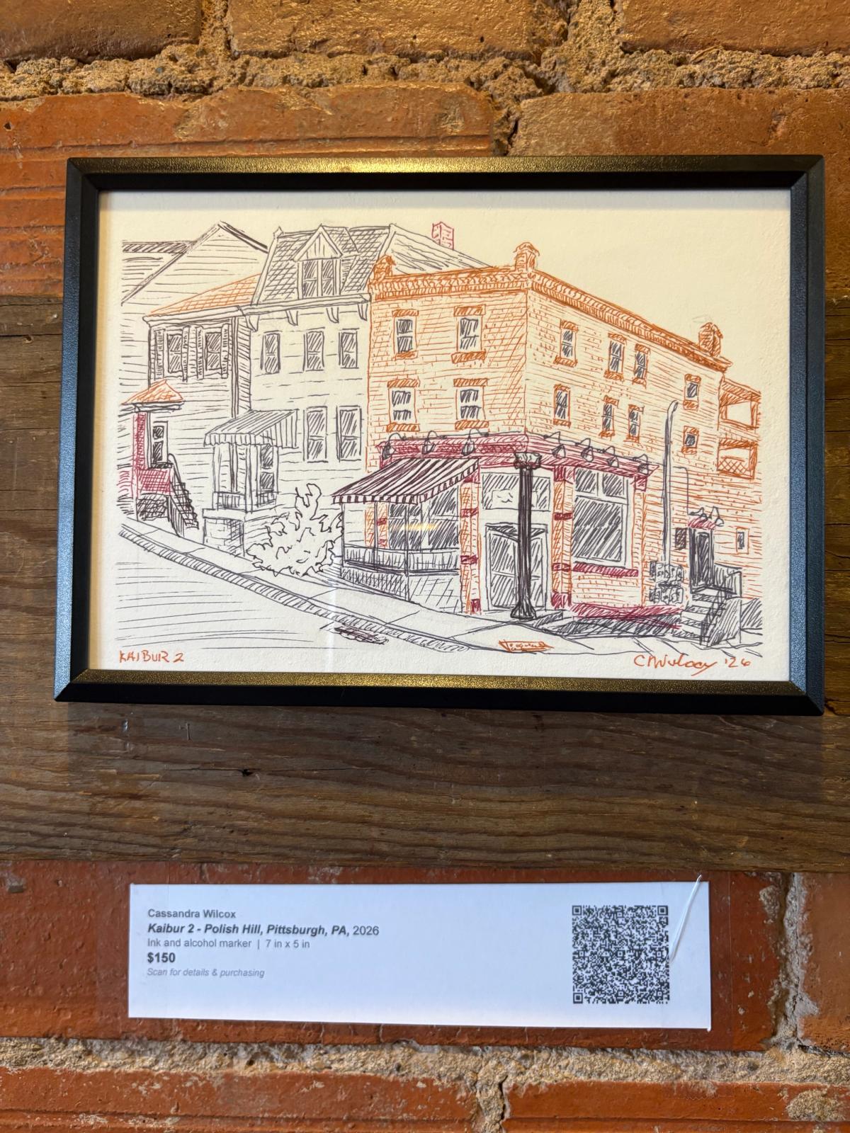 Kaibur 2, Ink Drawing, Framed, Featured at Kaibur