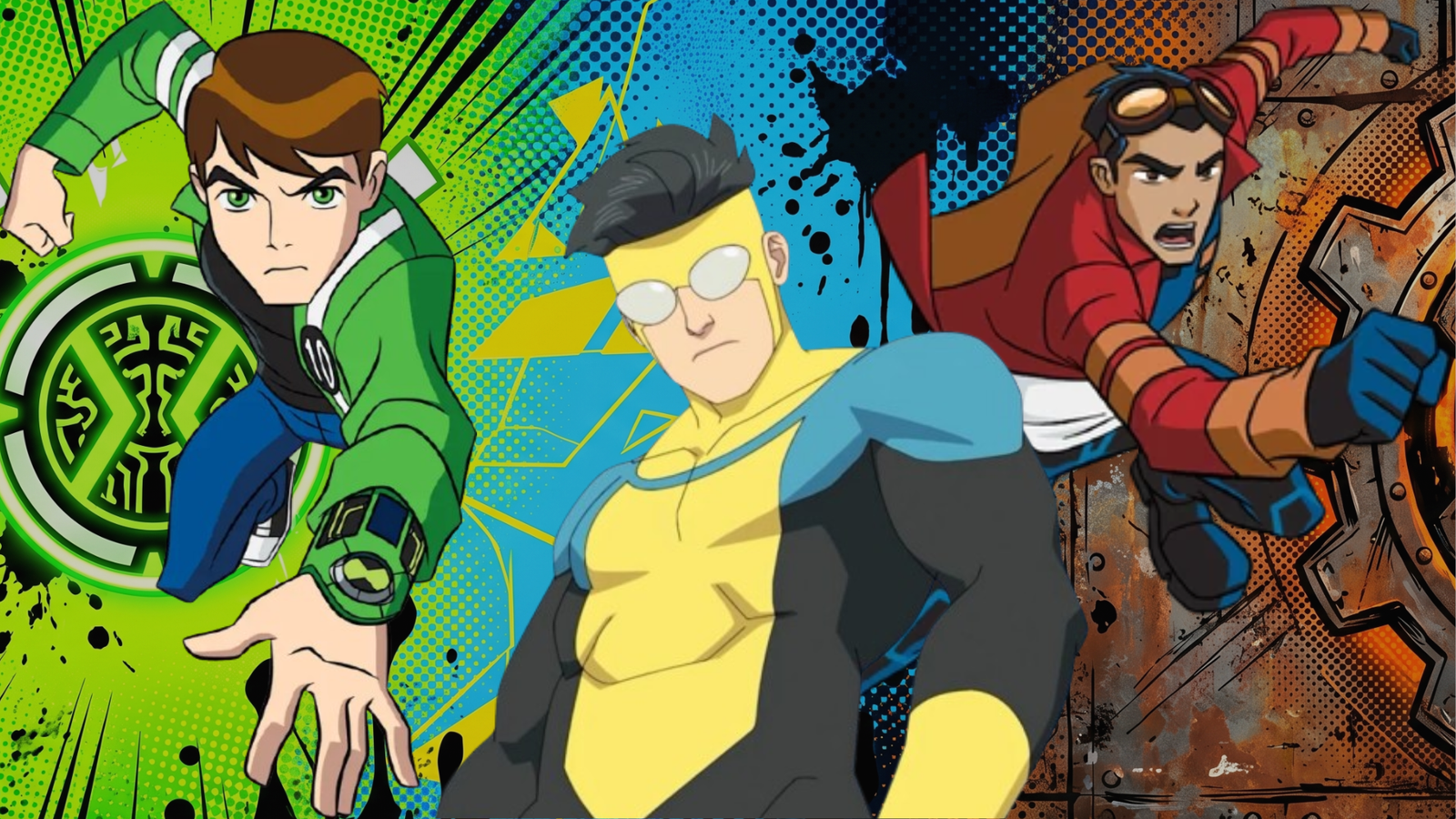 Generator rex, Invincible and Ben 10