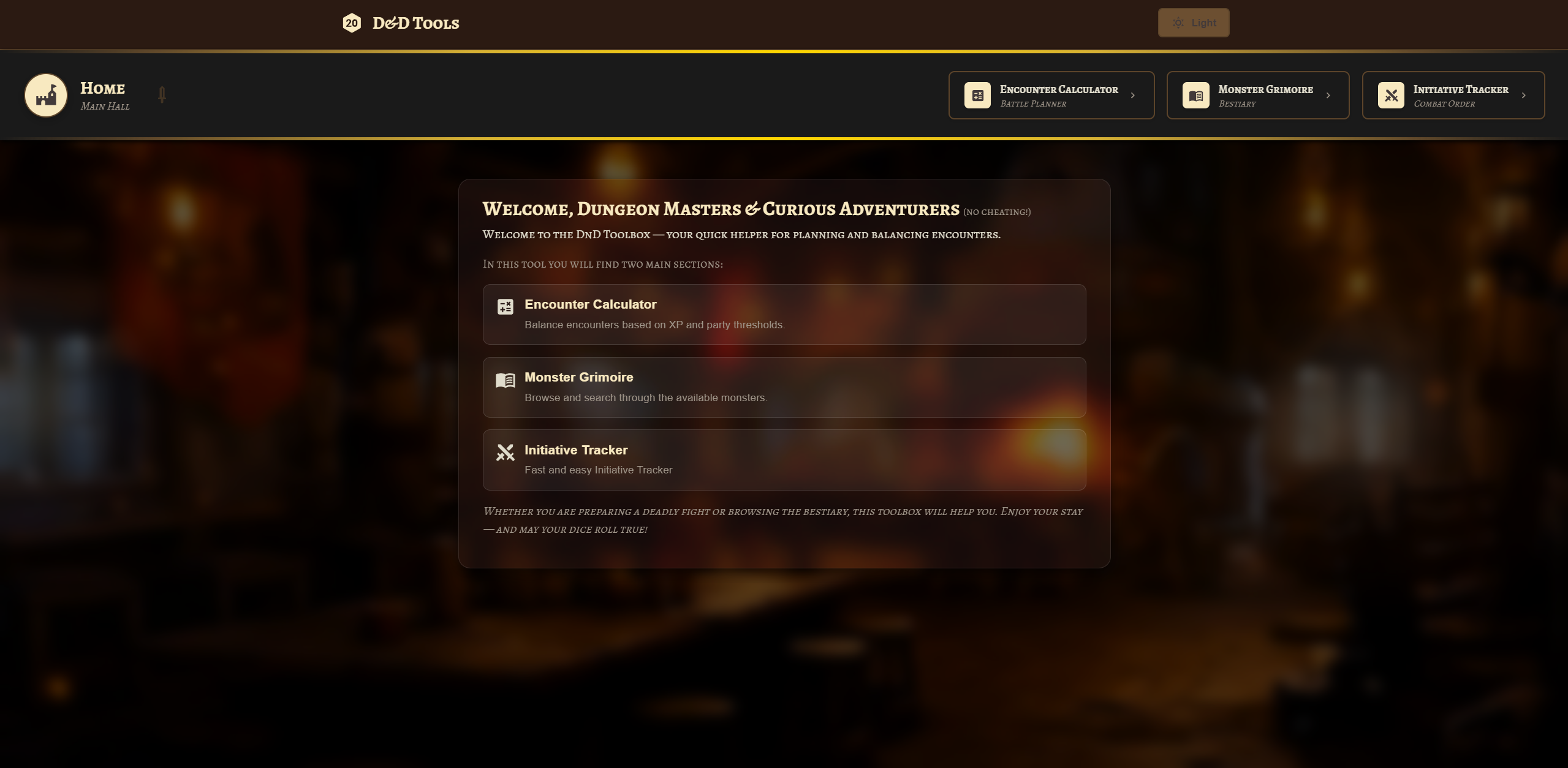DnD tool