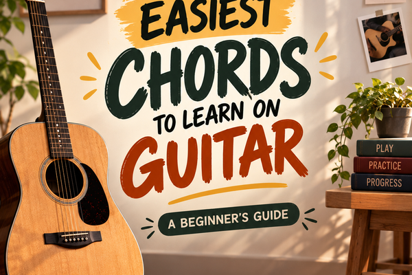 Easiest Chords to Learn on Guitar: A Beginner’s Guide