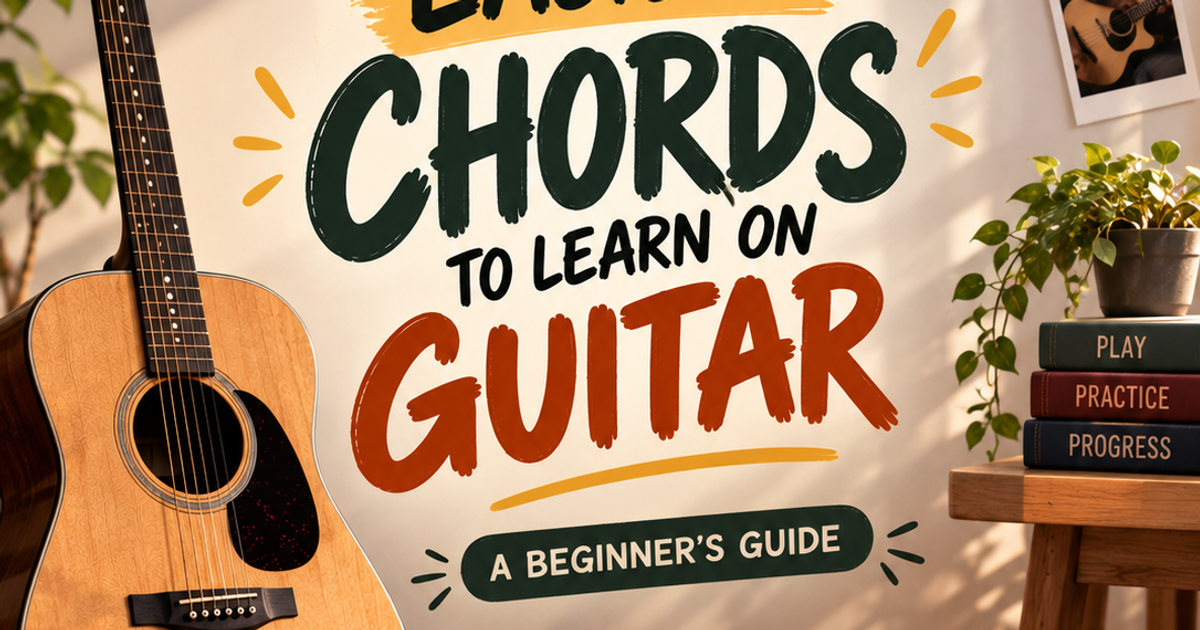 Easiest Chords to Learn on Guitar: A Beginner’s Guide