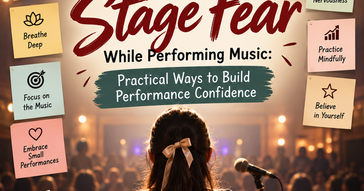 Overcome Stage Fear While Performing Music: Practical Ways to Build Performance Confidence