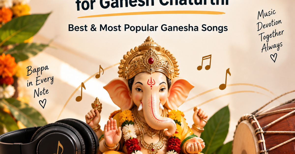 Top 10 Ganpati Songs for Ganesh Chaturthi: Best & Most Popular Ganesha Songs