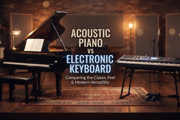 Electronic Keyboard vs. Acoustic Piano