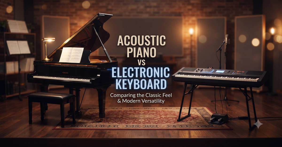 Electronic Keyboard vs. Acoustic Piano
