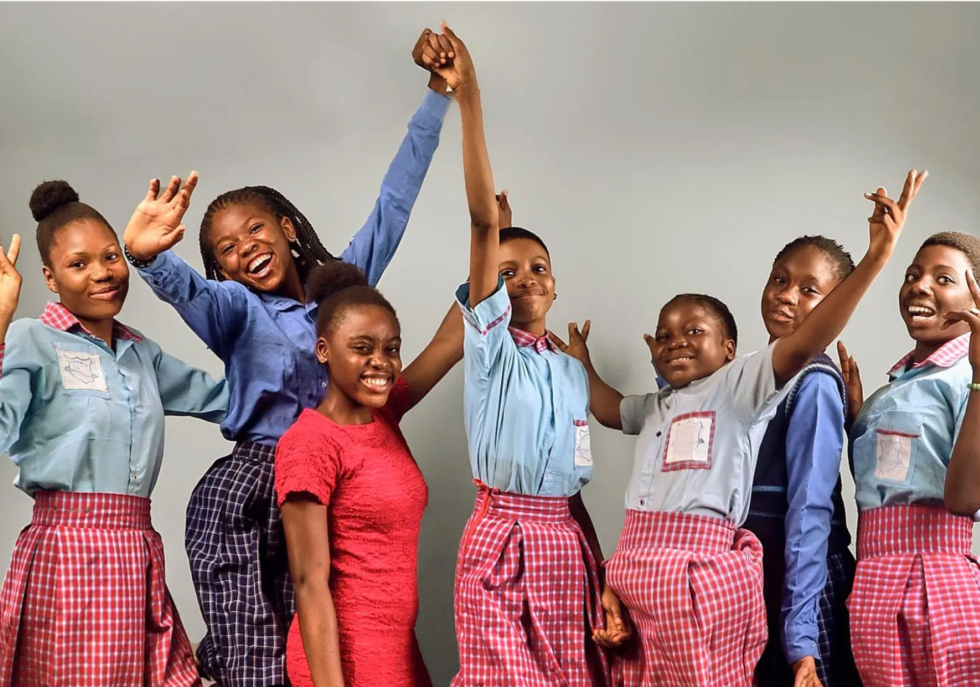 Students celebrating together