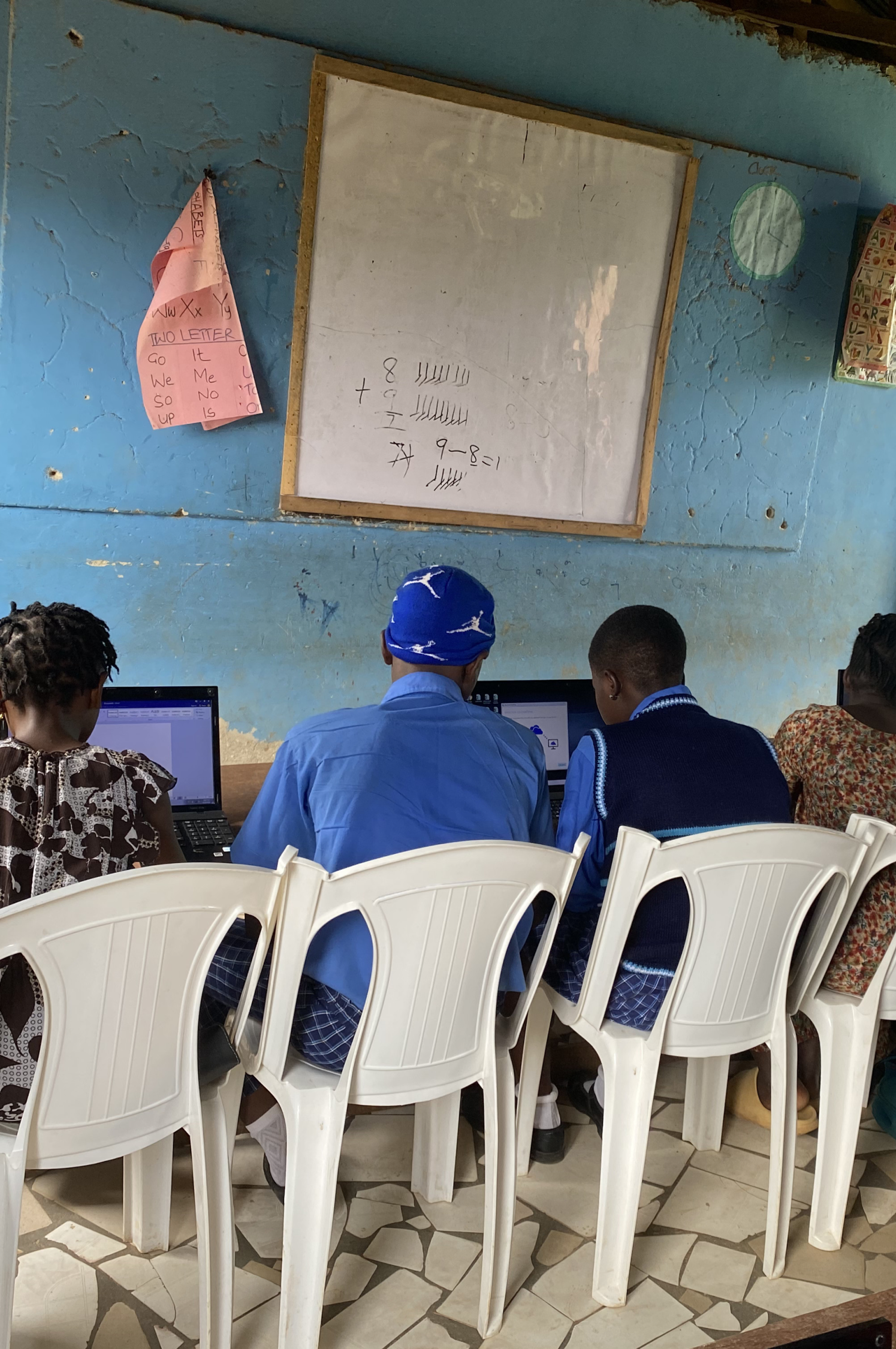 A digital literacy classroom