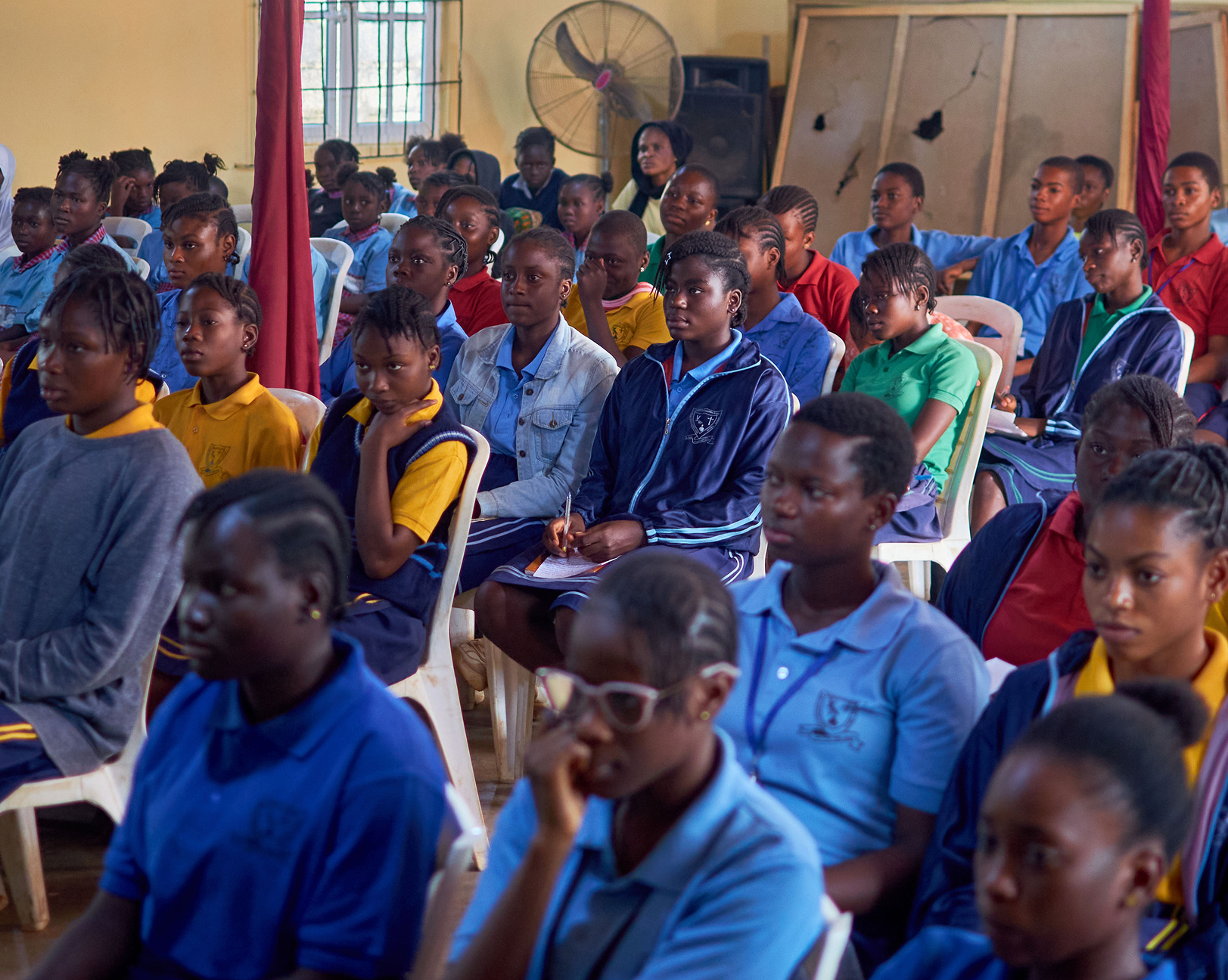 Girls discovering career opportunities