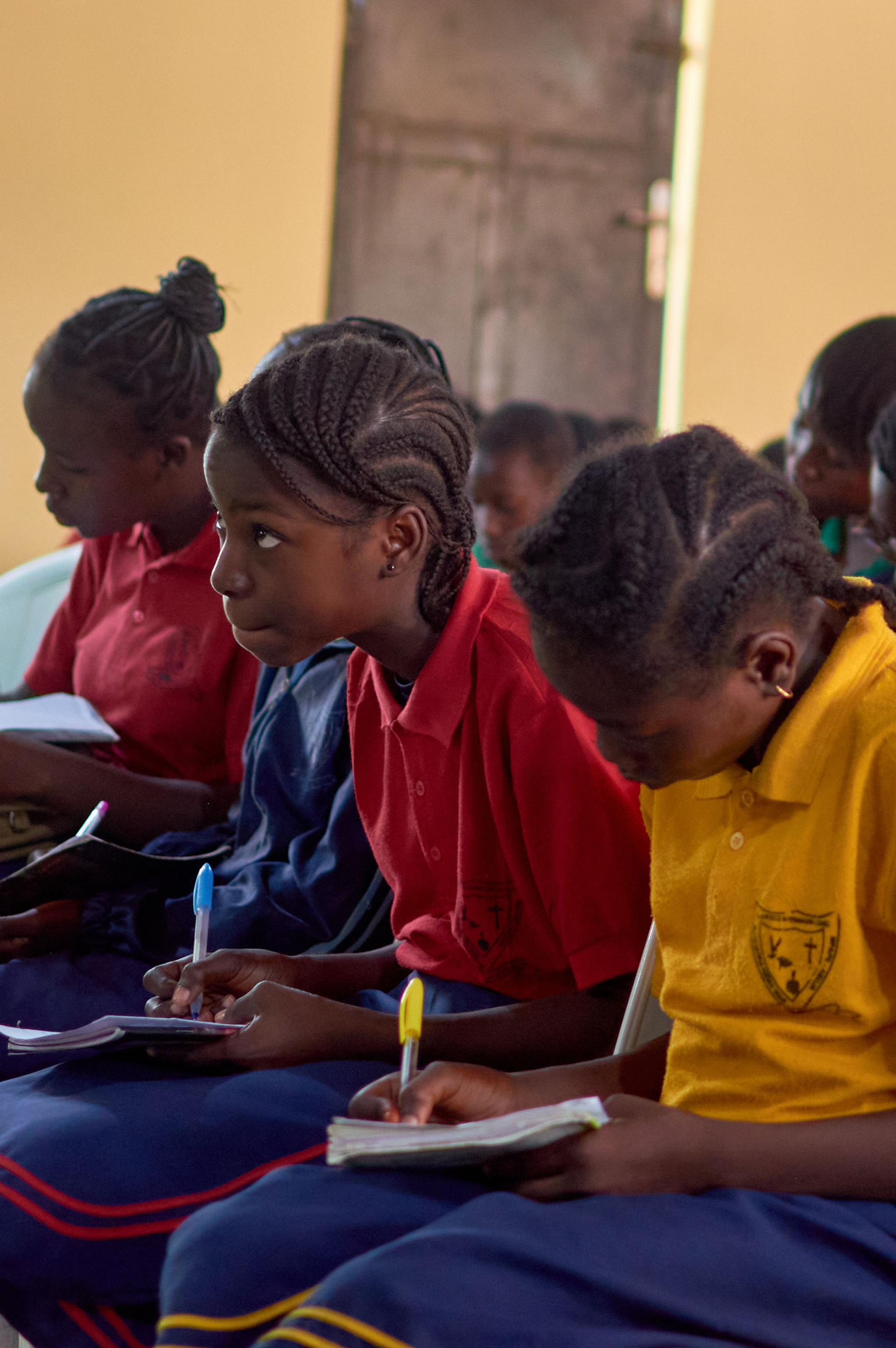 Students in class