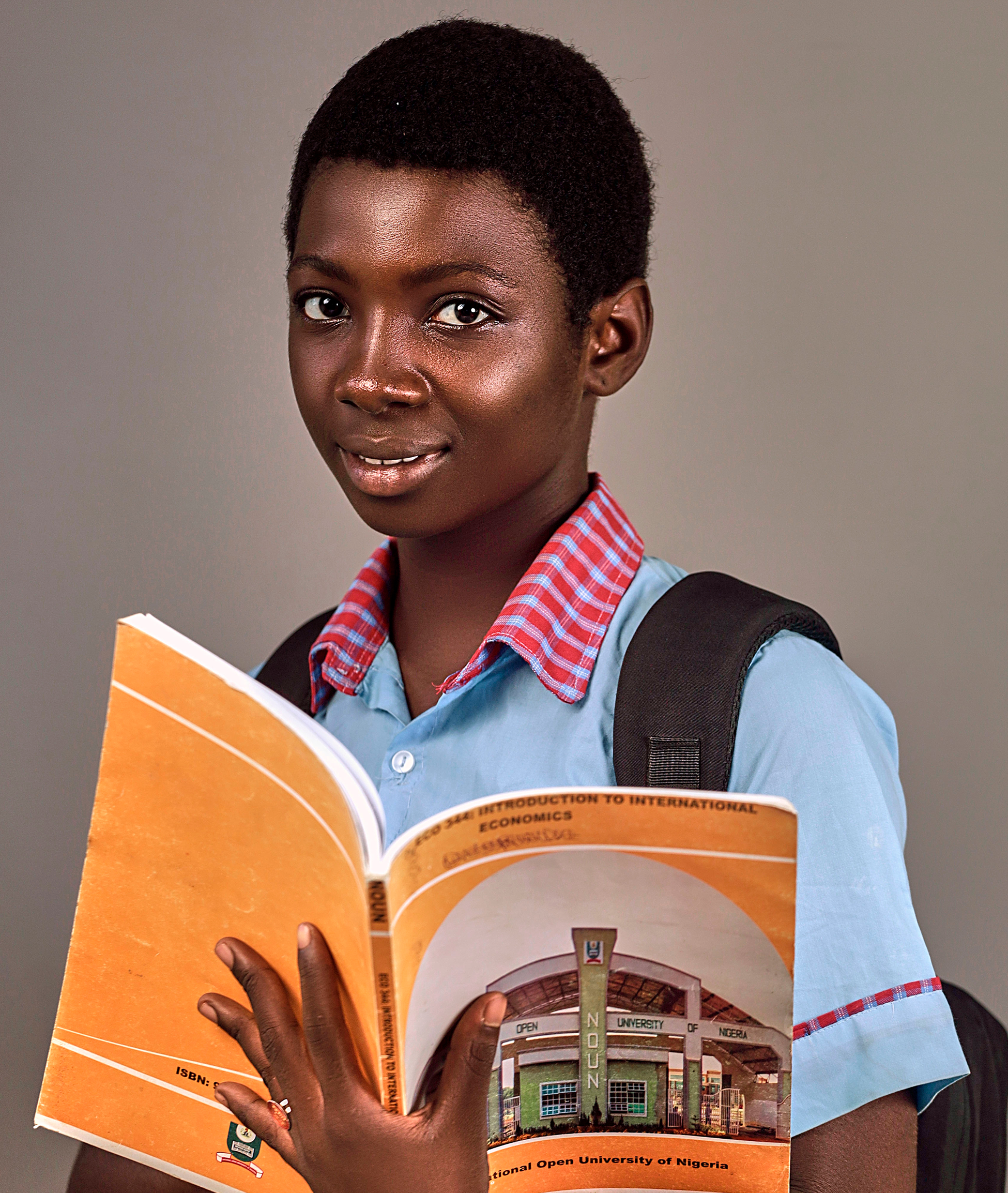 A schoolgirl supported by Educating Africa