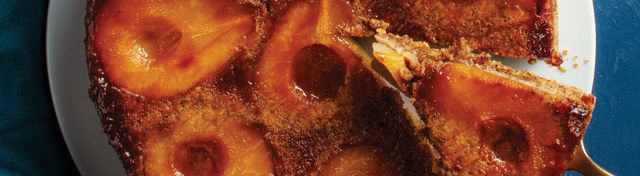 Spiced Pear Upside Down Cake
