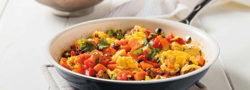 Spicy Sweet Potato Scramble