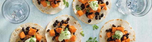 Southwest Sweet Potato & Black Bean Tacos