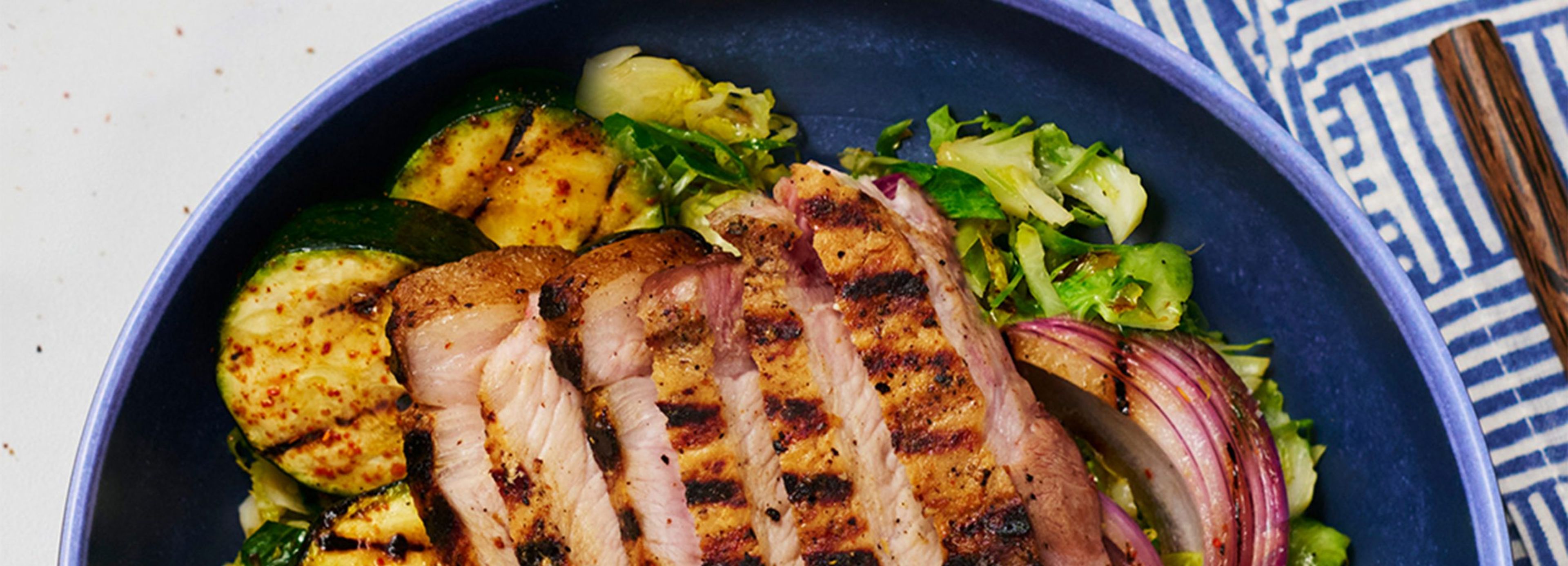 Glow Up Pork & Veggie Bowl