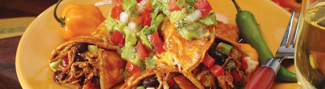 Fiesta Pork Enchiladas