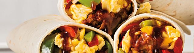 Barbecue Breakfast Burrito