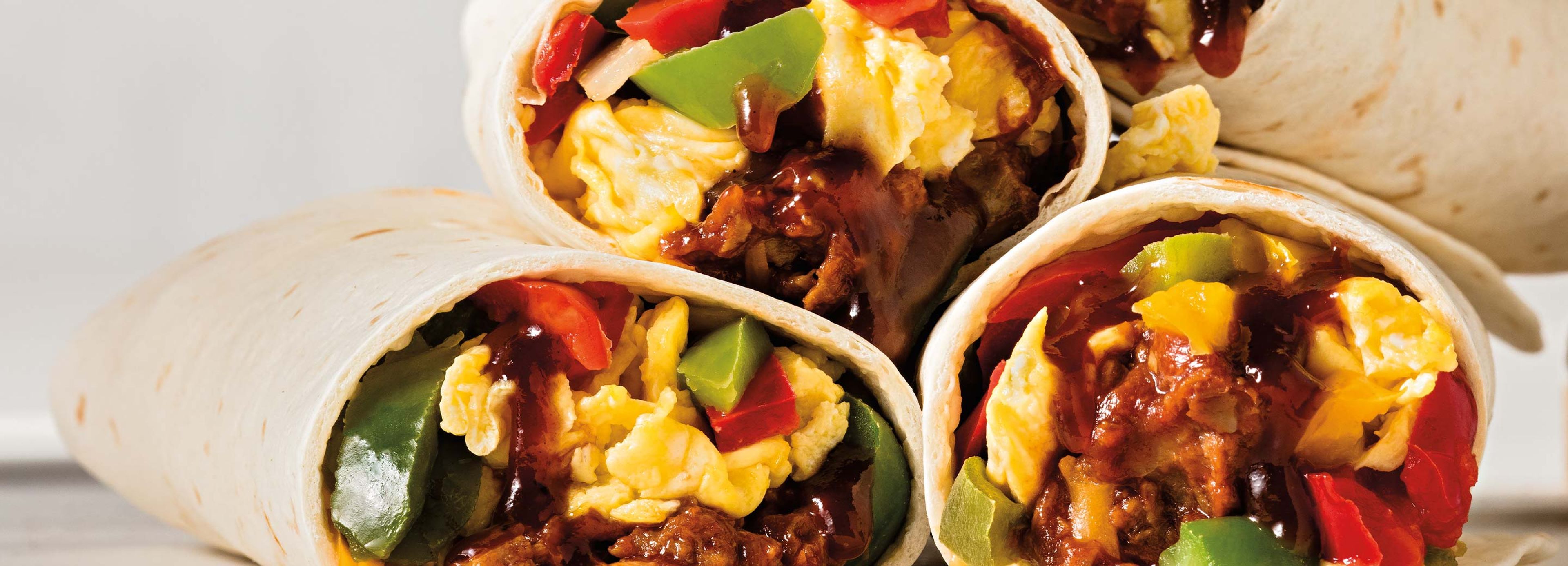 Barbecue Breakfast Burrito