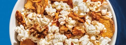 Cinnamon Apple Walnut Popcorn