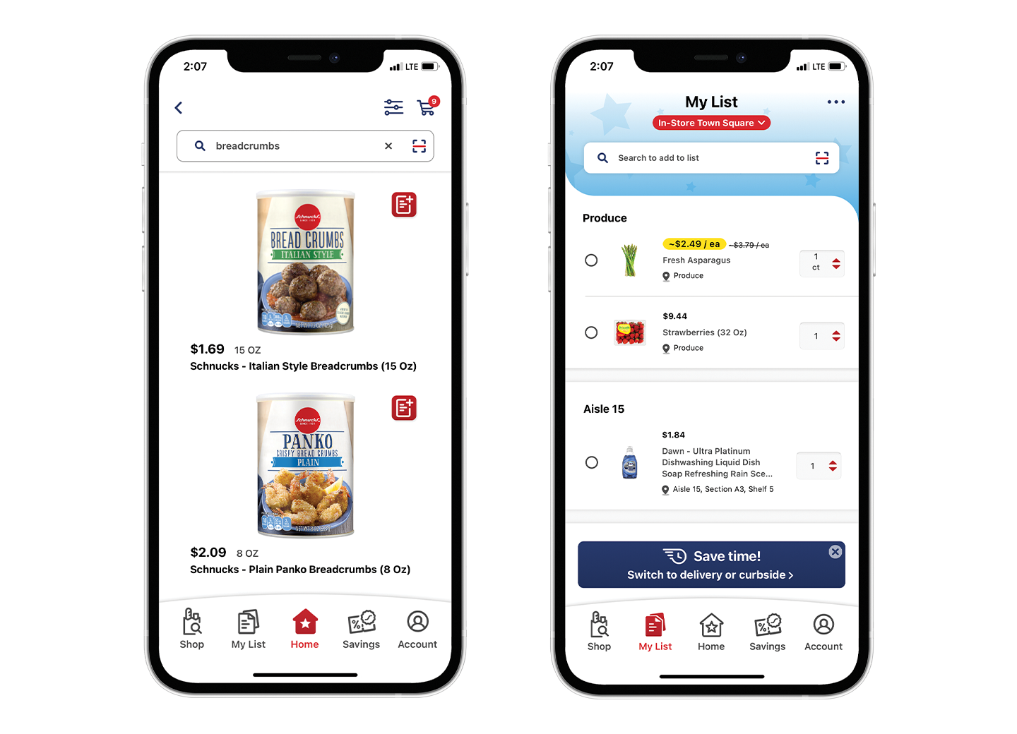 ITEM SEARCH & SHOPPING LIST ITEM SEARCH & SHOPPING LIST