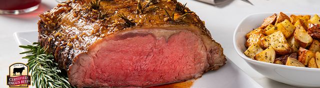 Garlic & Rosemary Studded Split Strip Loin Roast