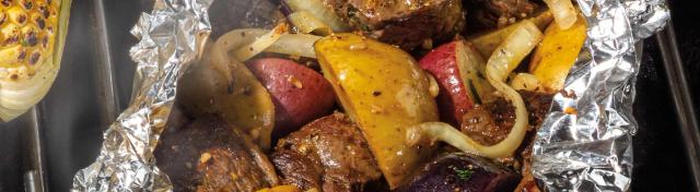 Garlic Steak Fry Packets