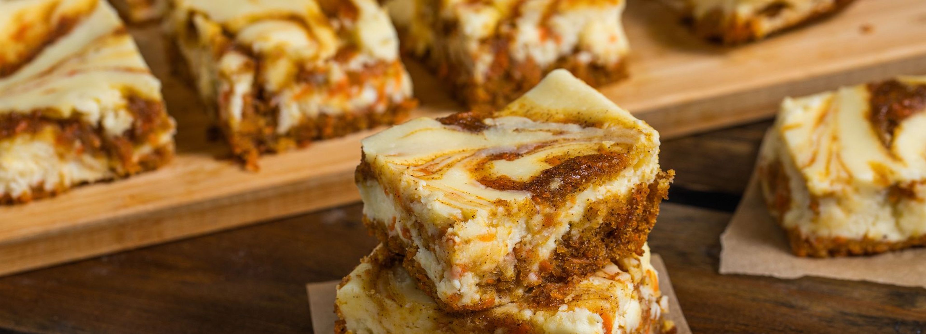 Carrot Cake Cheesecake Bars