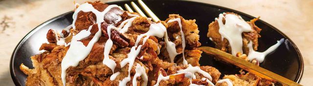 Cinnamon Roll Strata