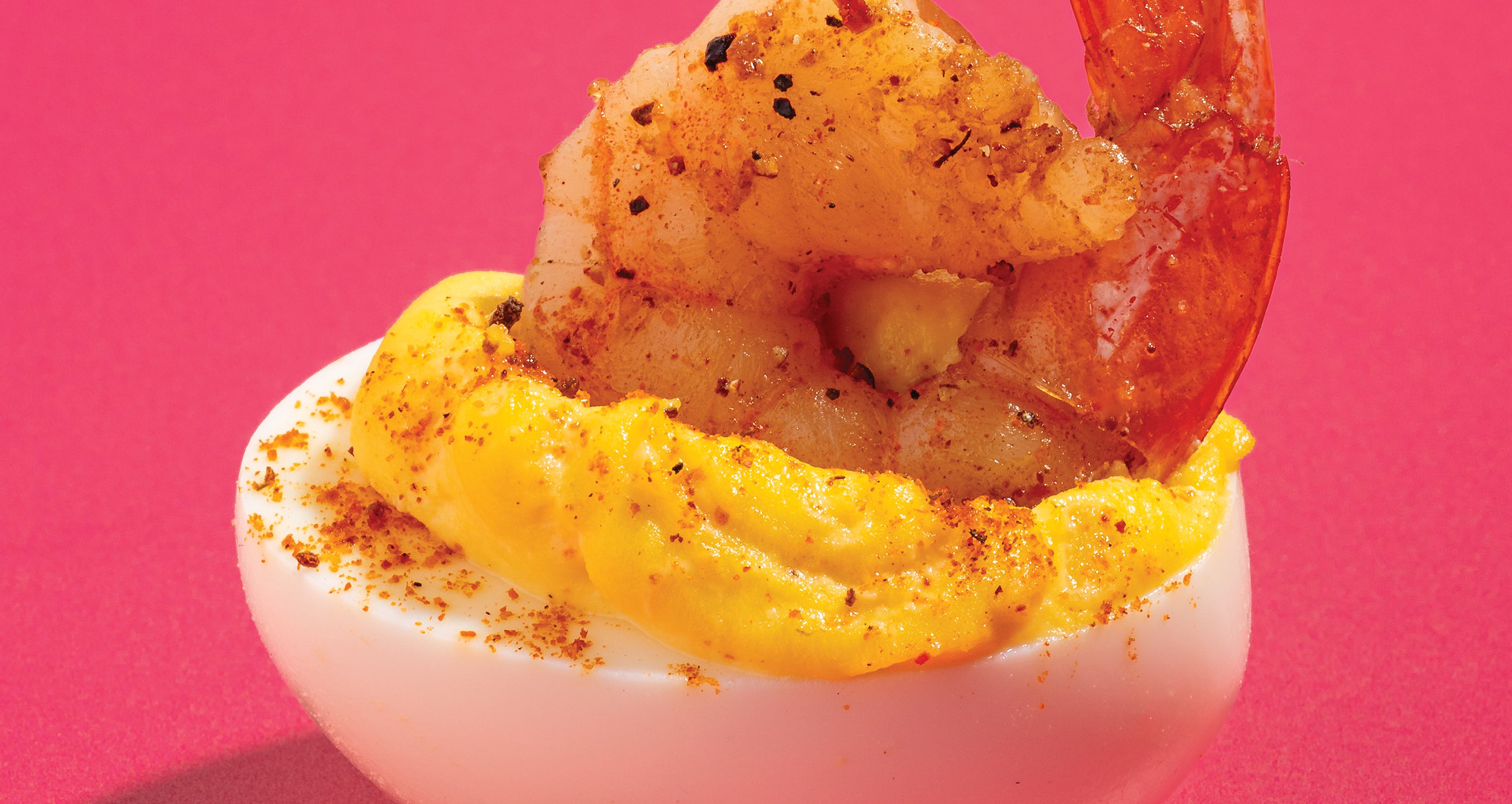 Shrimp Deviled Eggs