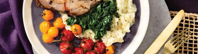Porchetta Style Pork Shoulder Roast Dinner