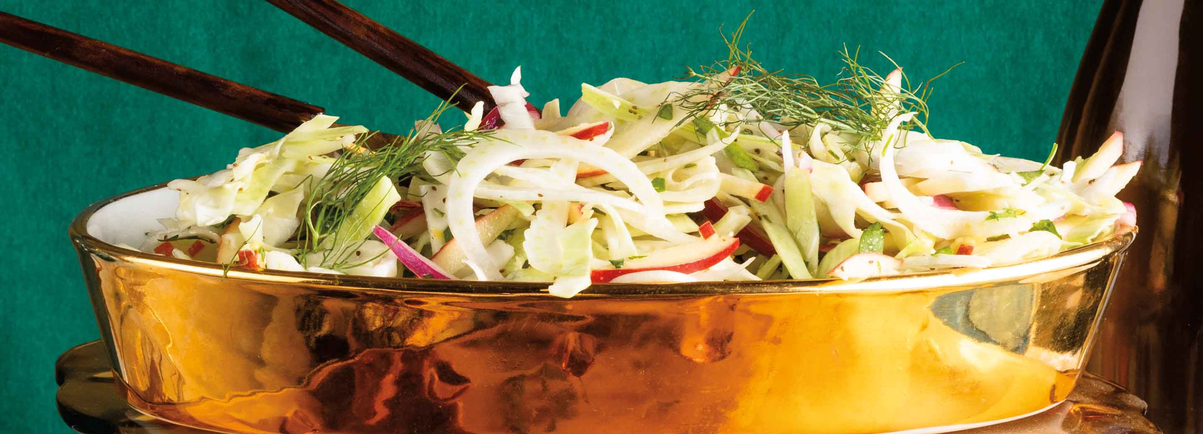 Fresh Fennel + Apple Slaw