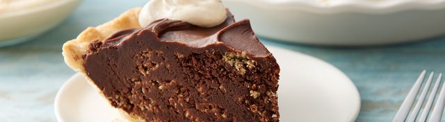 Chex™ Muddy Buddies™ Chocolate Ganache Pie with Peanut Butter Whipped Cream