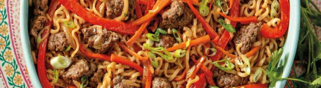Beef Ramen Stir Fry