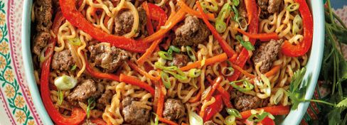 Beef Ramen Stir Fry