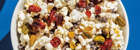 Chocolate Cranberry Popcorn