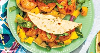 Spicy Shrimp Street Tacos