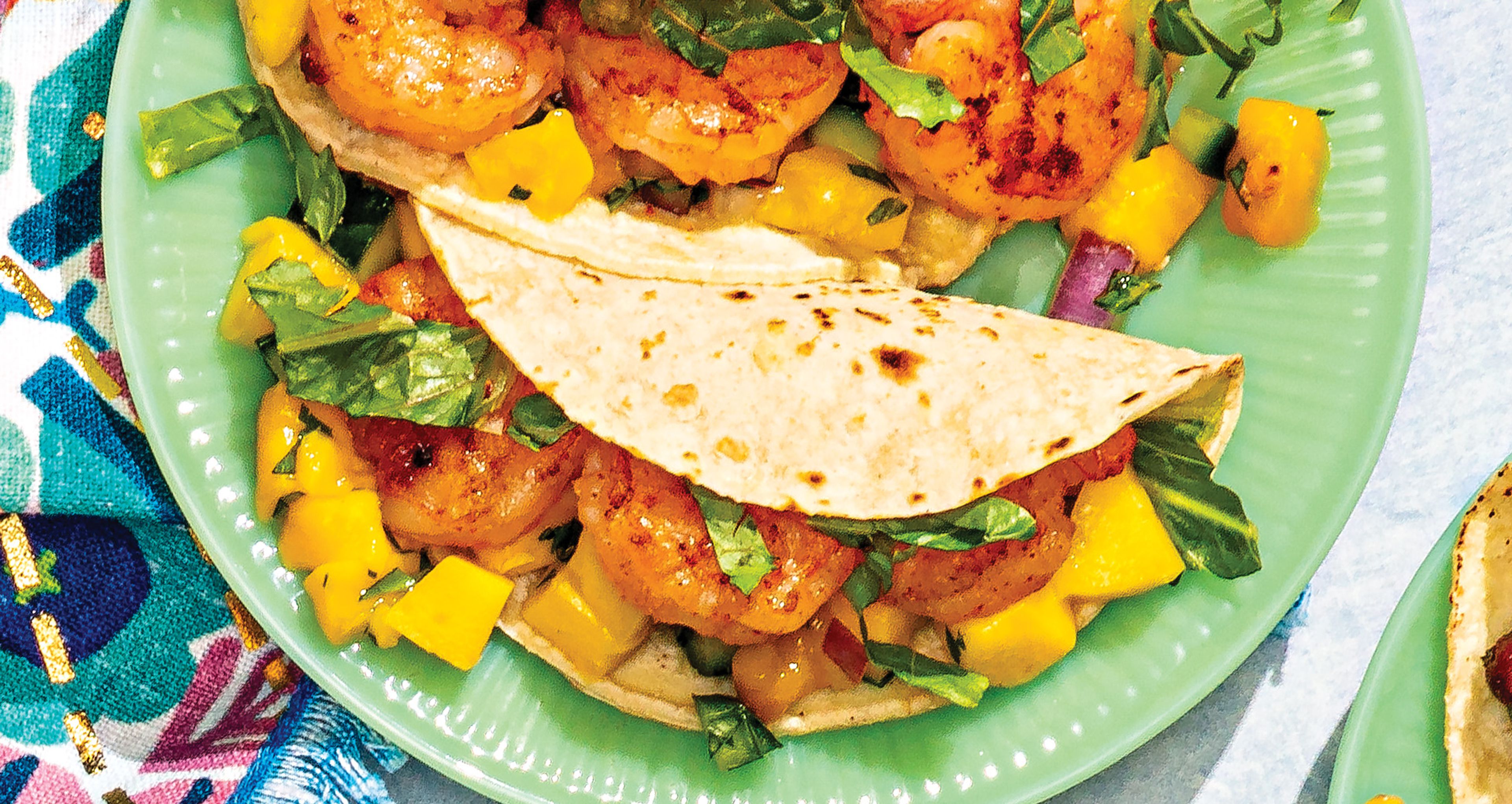 Spicy Shrimp Street Tacos