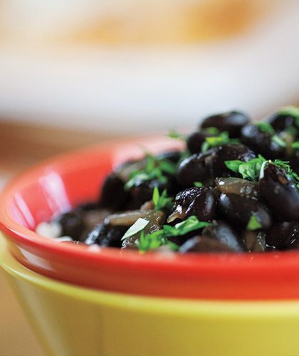 Slow Cooker Frijoles Negros with Rice | Schnucks