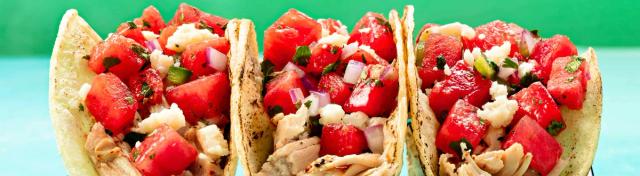 Watermelon Chicken Tacos