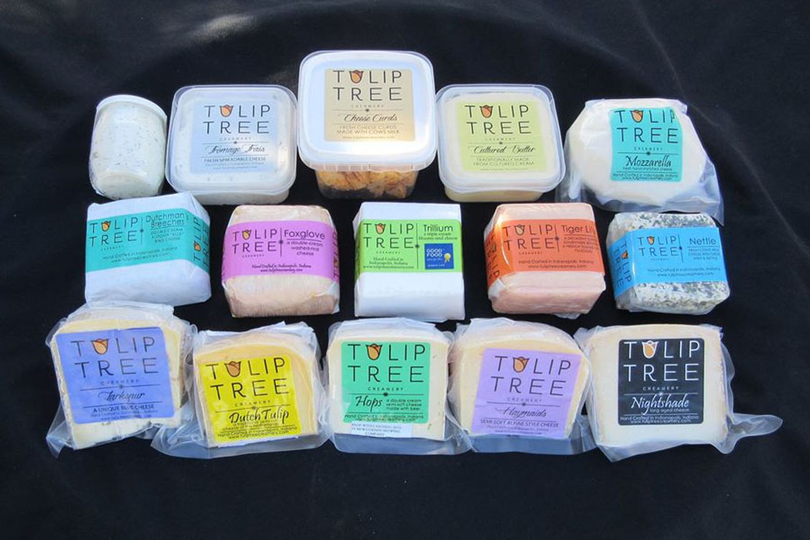 Tulip Tree Creamery Cheeses