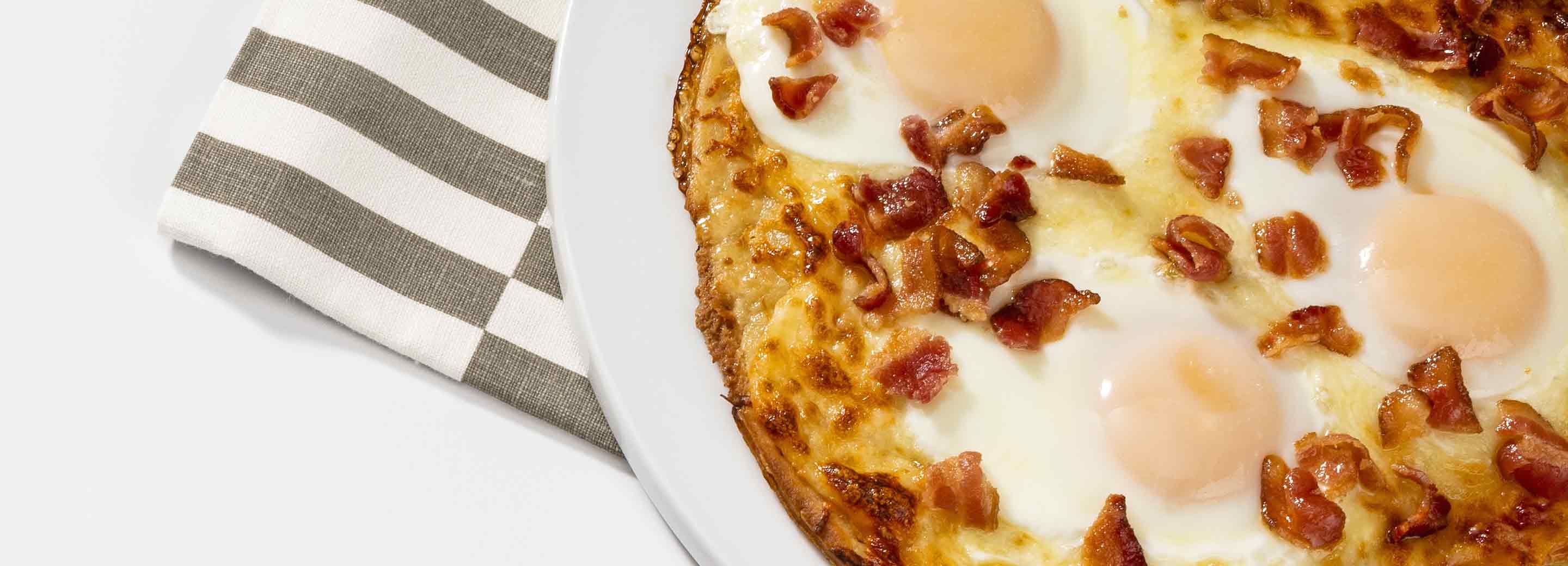 Cauliflower Breakfast Pizza